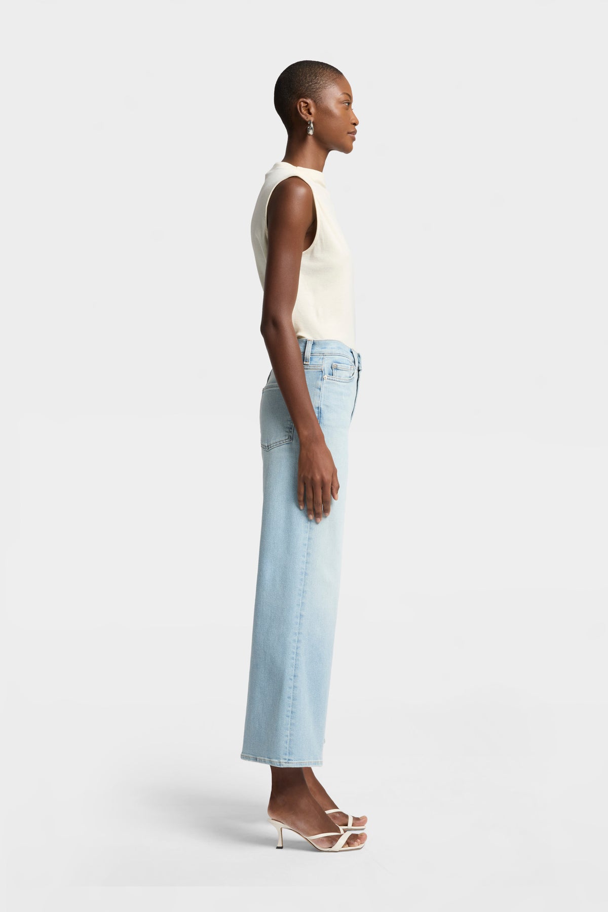 Jeans de Mujer Luxe Vintage Ultra High Rise Cropped Jo | 7 for all mankind