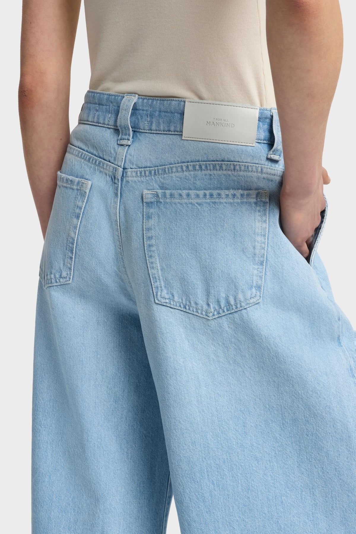 Jeans de Mujer Mankind Willow Palazzo Wide Leg | 7 for all mankind