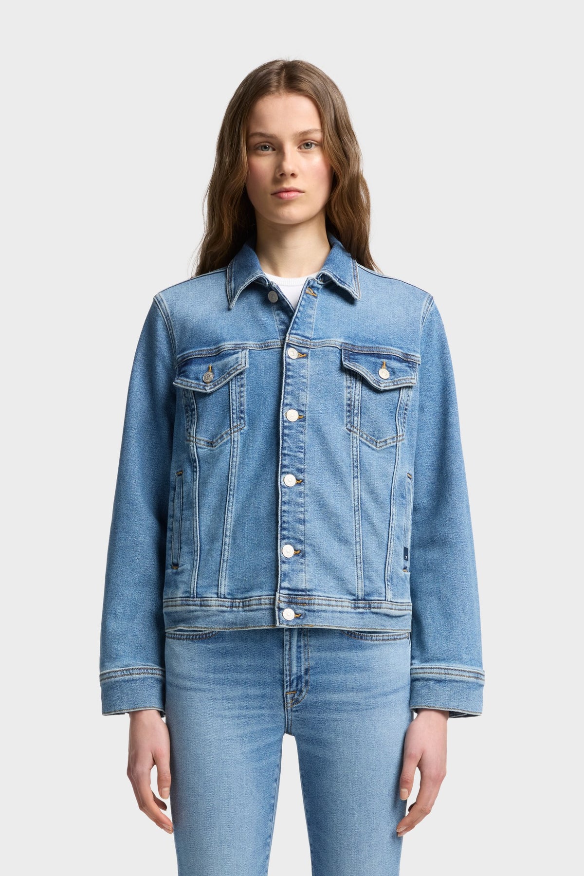 Chamarra Mujer Luxe Vintage Adi Trucker Jacket | 7 for all mankind