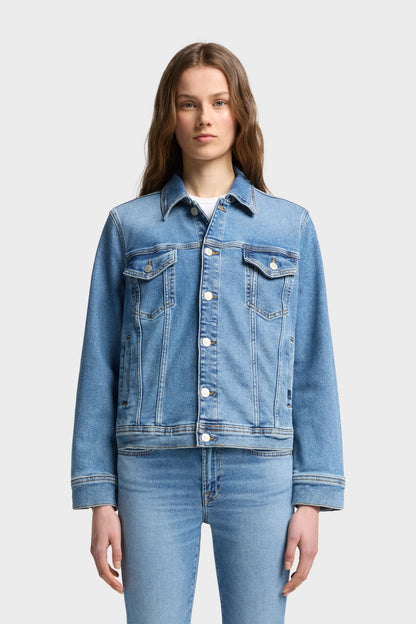 Chamarra Mujer Luxe Vintage Adi Trucker Jacket | 7 for all mankind