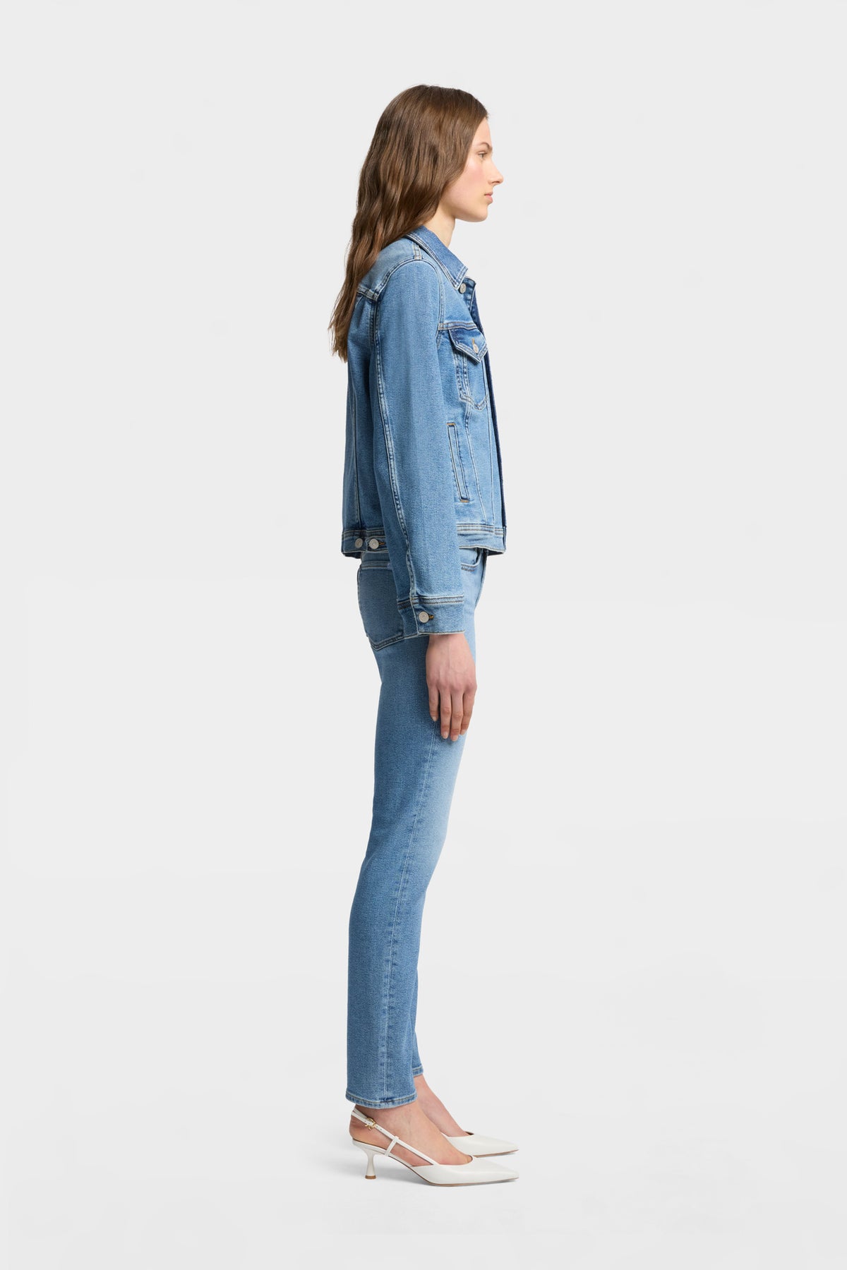 Chamarra Mujer Luxe Vintage Adi Trucker Jacket | 7 for all mankind