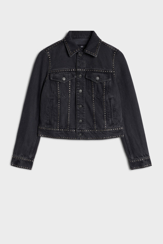Chamarra Mujer Adi Trucker Jacket | 7 for all mankind