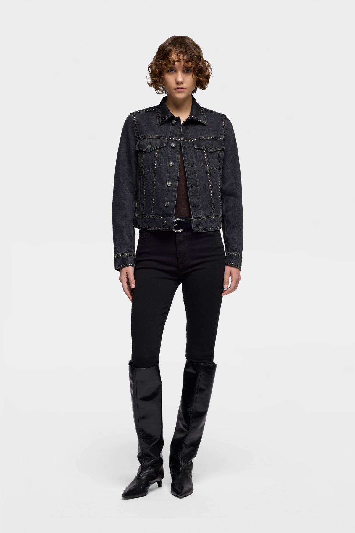 Chamarra Mujer Adi Trucker Jacket | 7 for all mankind