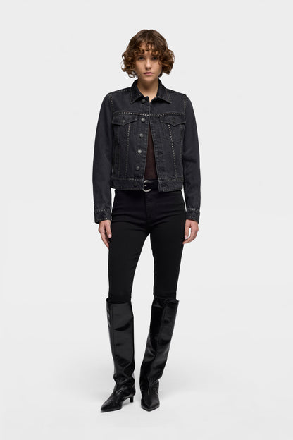 Chamarra Mujer Adi Trucker Jacket | 7 for all mankind