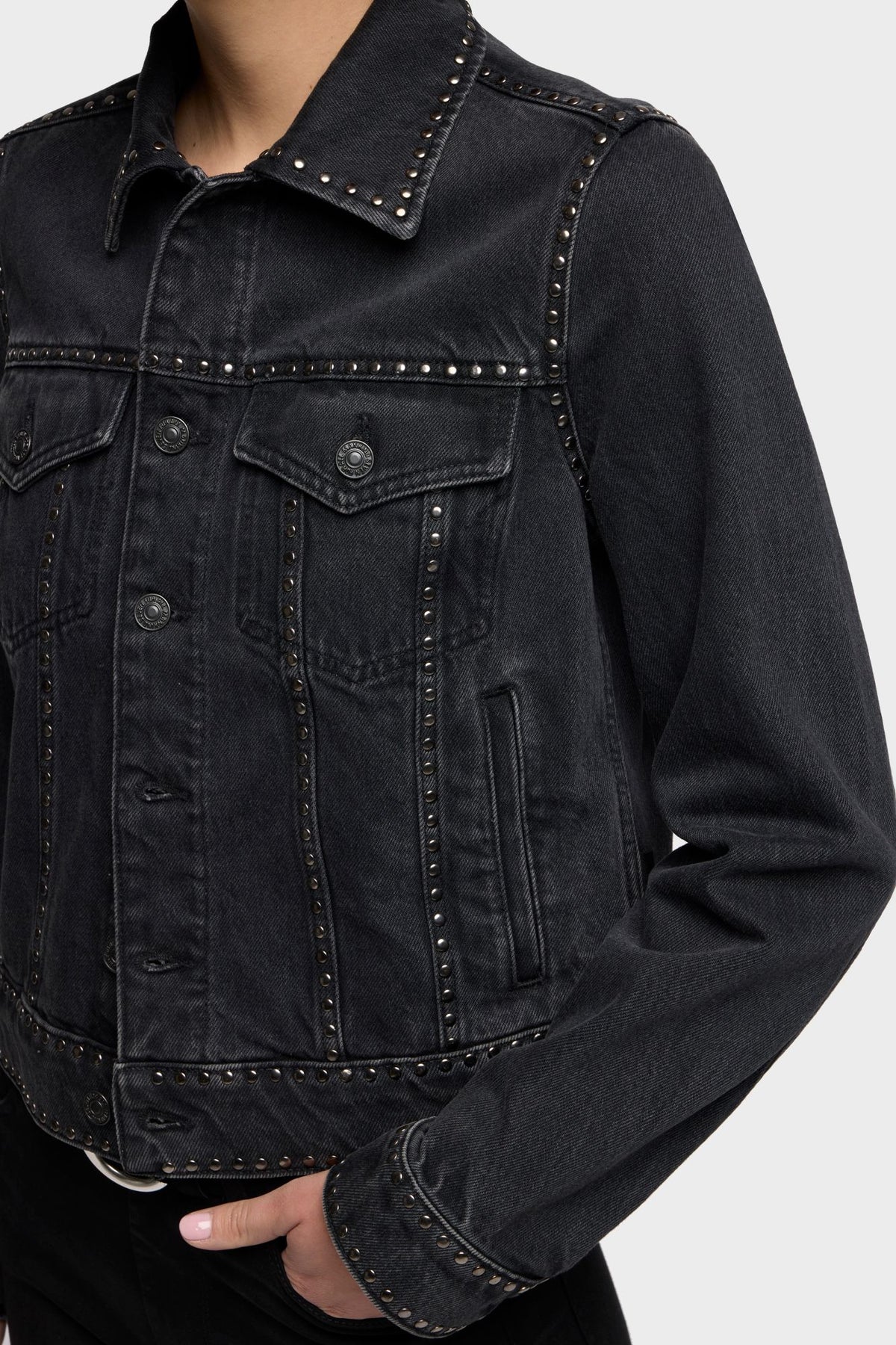 Chamarra Mujer Adi Trucker Jacket | 7 for all mankind