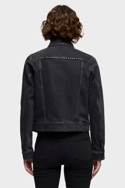 Chamarra Mujer Adi Trucker Jacket | 7 for all mankind