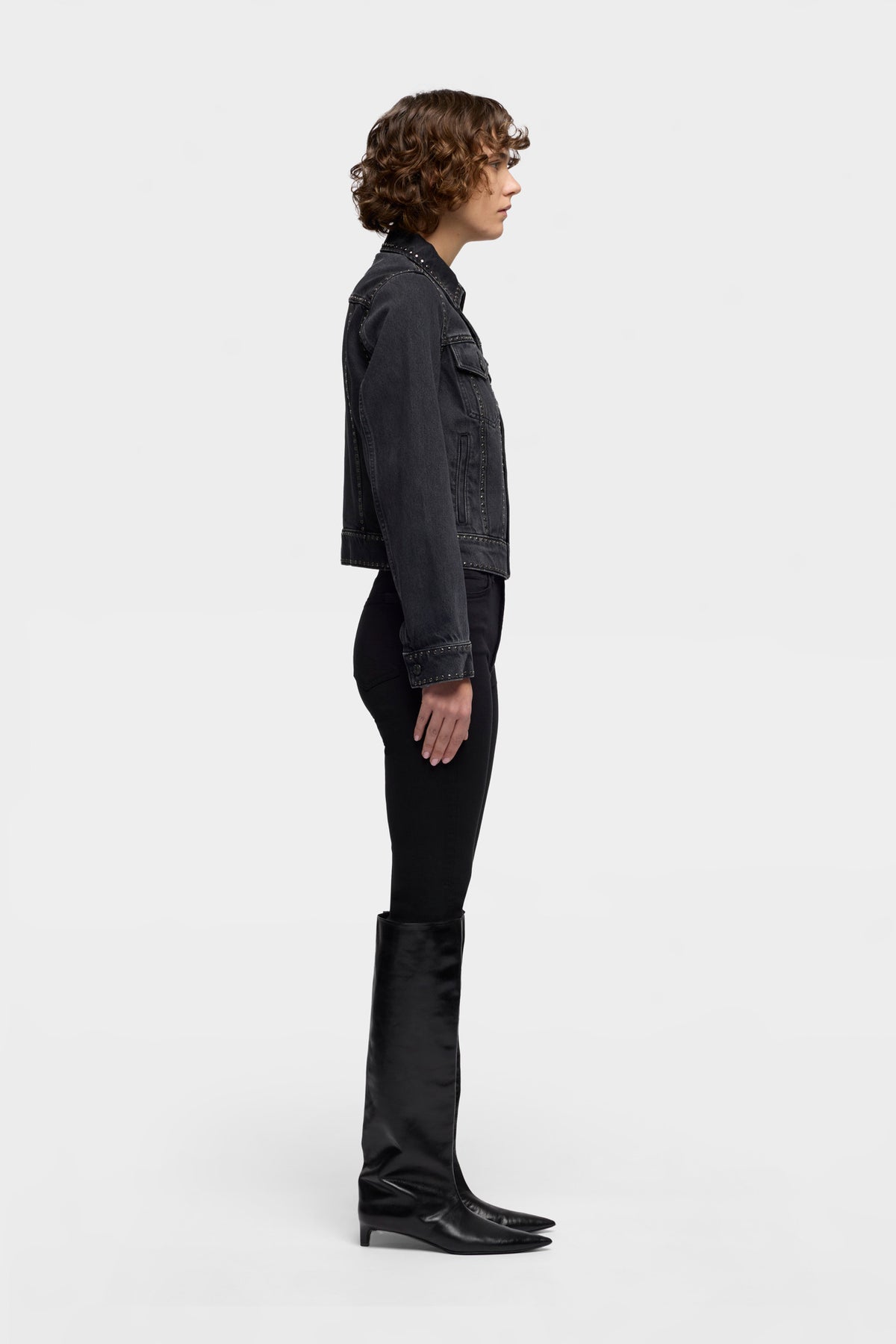 Chamarra Mujer Adi Trucker Jacket | 7 for all mankind