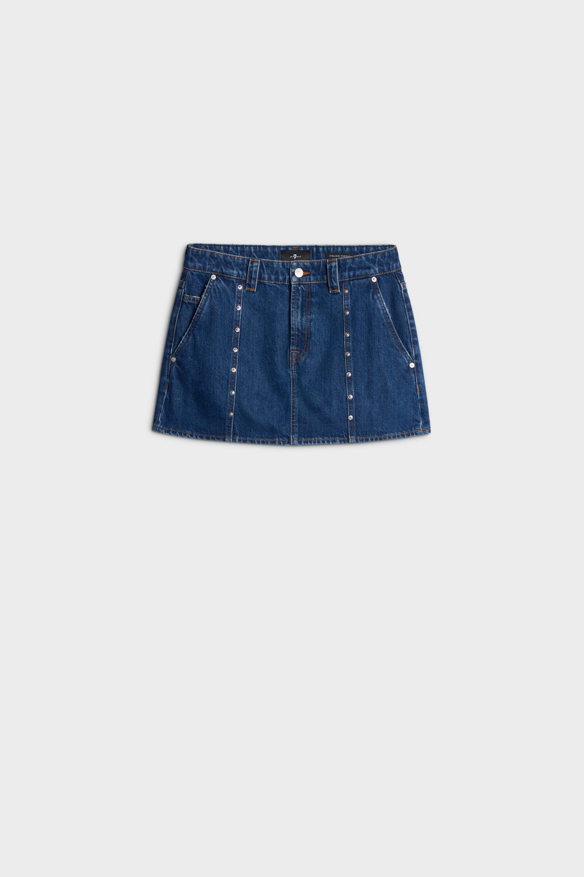 Falda Mujer Mankind Milly Studded Mini Skirt | 7 for all mankind