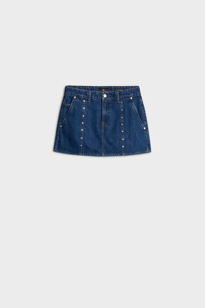 Falda Mujer Mankind Milly Studded Mini Skirt | 7 for all mankind