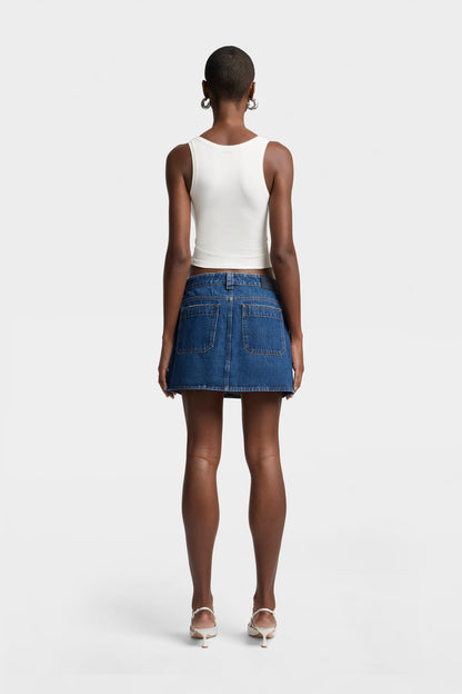 Falda Mujer Mankind Milly Studded Mini Skirt | 7 for all mankind
