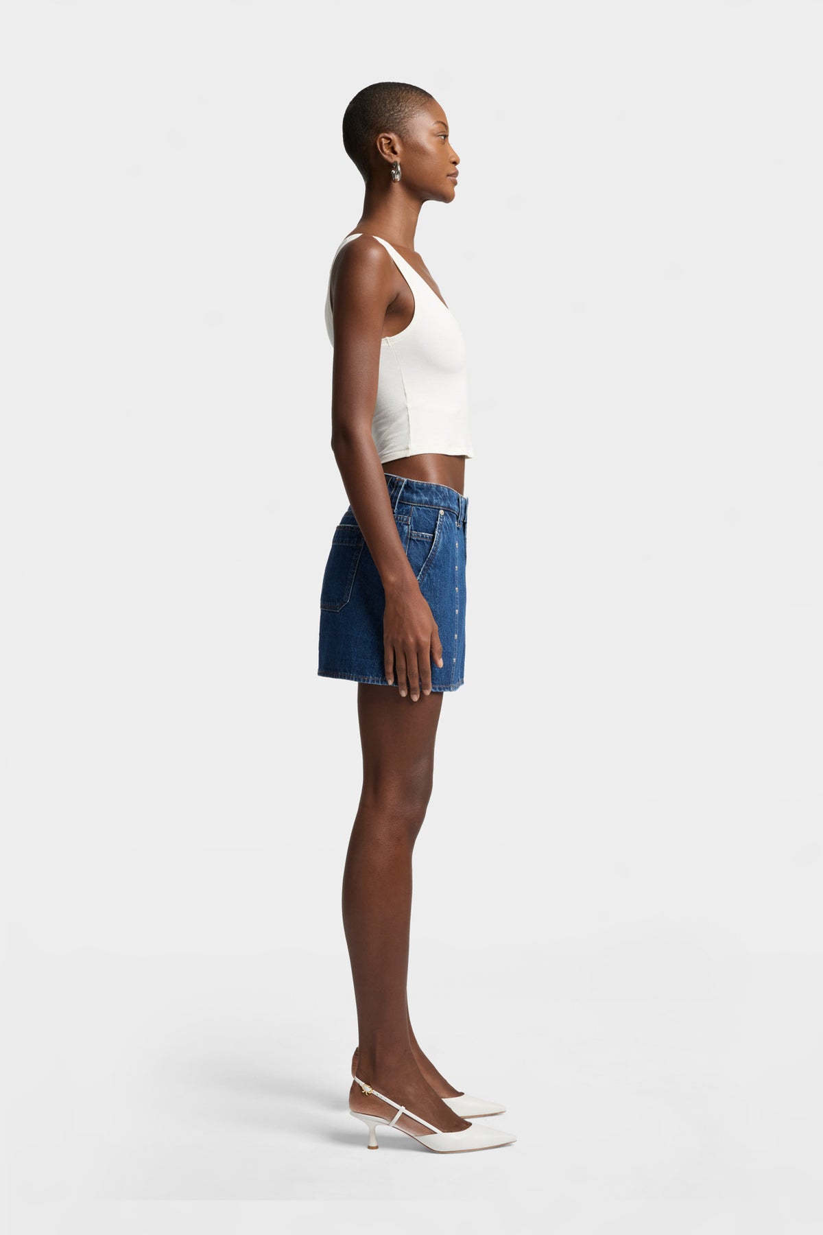 Falda Mujer Mankind Milly Studded Mini Skirt | 7 for all mankind