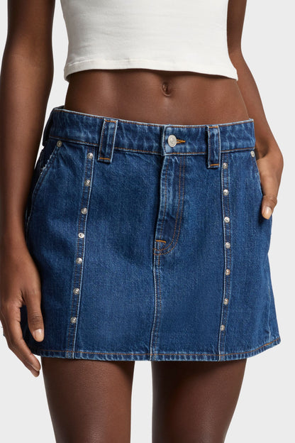 Falda Mujer Mankind Milly Studded Mini Skirt | 7 for all mankind