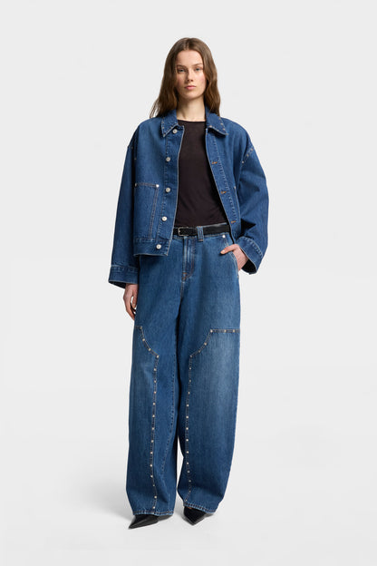 Chamarra Mujer Mankind Cropped Carpenter Jacket | 7 for all mankind