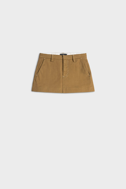 Falda Mujer Comfort Twill Milly Chino Skirt | 7 for all mankind