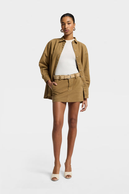 Falda Mujer Comfort Twill Milly Chino Skirt | 7 for all mankind