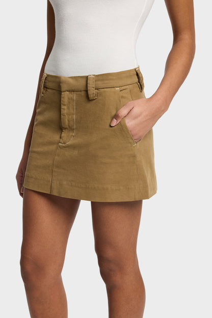 Falda Mujer Comfort Twill Milly Chino Skirt | 7 for all mankind