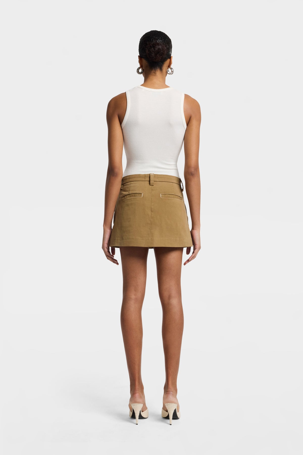 Falda Mujer Comfort Twill Milly Chino Skirt | 7 for all mankind