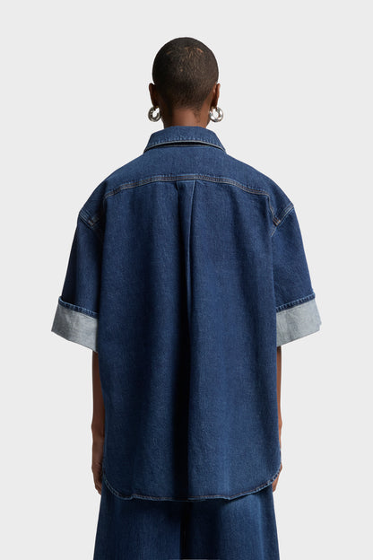 Camisa Mujer Mankind Nina Cuffed Overshirt | 7 for all mankind