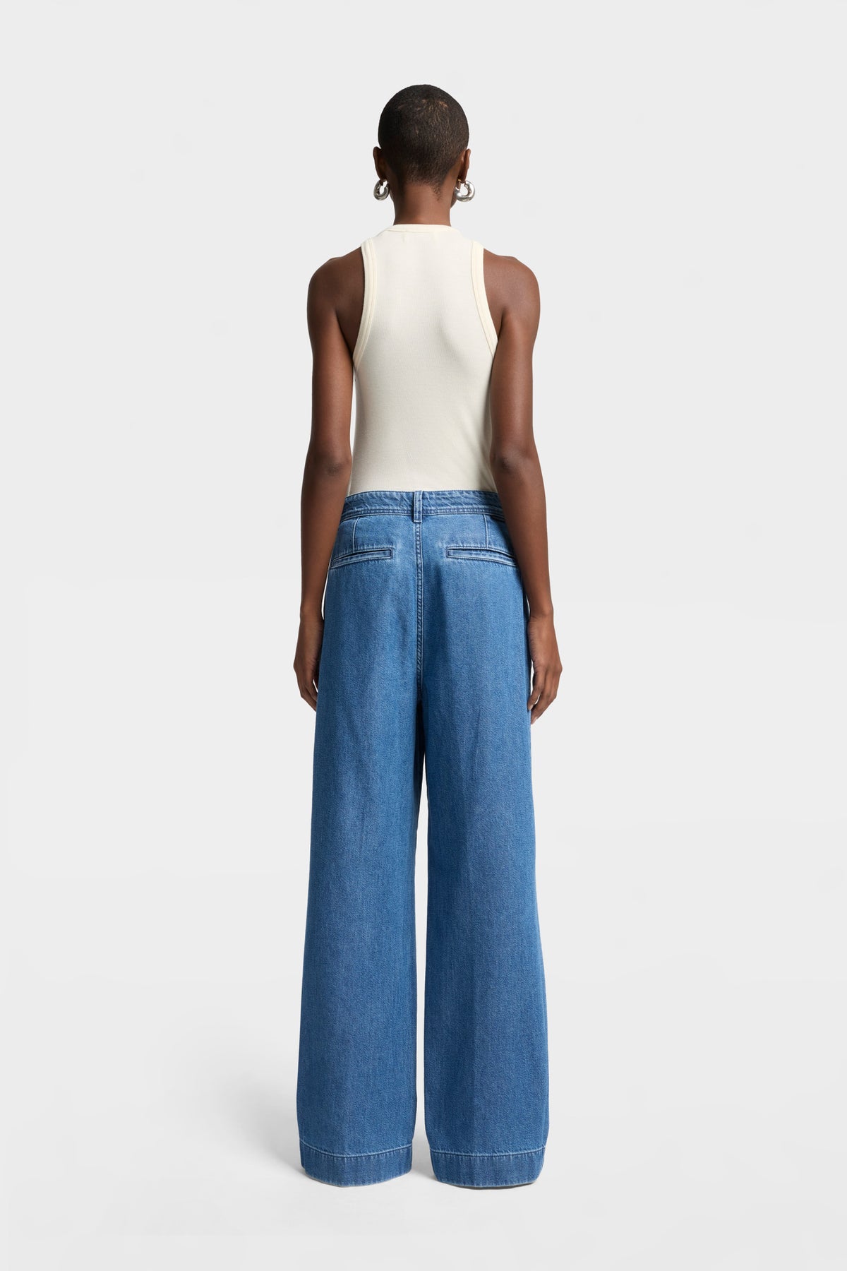 Pantalón Mujer Weightless Pleated Trouser | 7 for all mankind