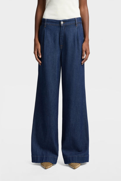 Jeans Mujer Weightless Pleated Trouser | 7 for all mankind