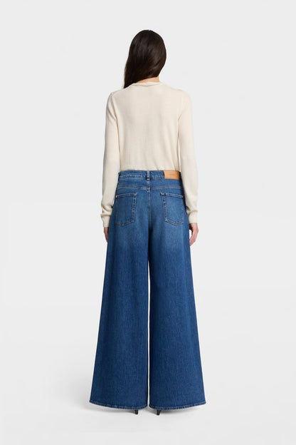 Jeans de Mujer Mankind Marie Cuffed Wide Leg | 7 for all mankind