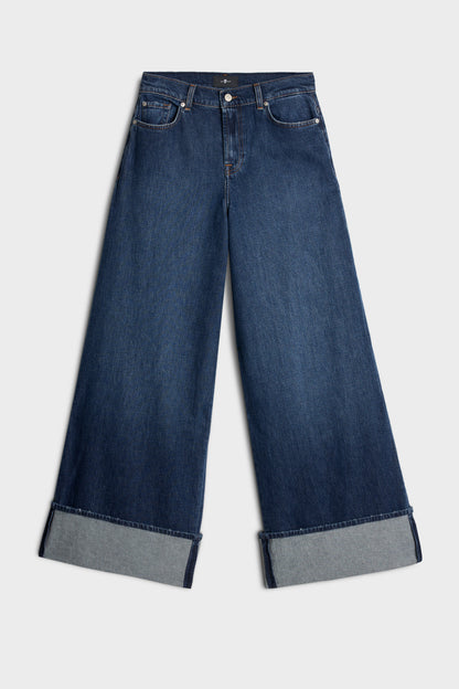 Jeans de Mujer Mankind Marie Cuffed Wide Leg | 7 for all mankind