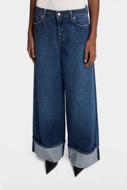 Jeans de Mujer Mankind Marie Cuffed Wide Leg | 7 for all mankind