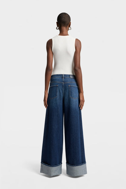 Jeans de Mujer Mankind Marie Cuffed Wide Leg | 7 for all mankind