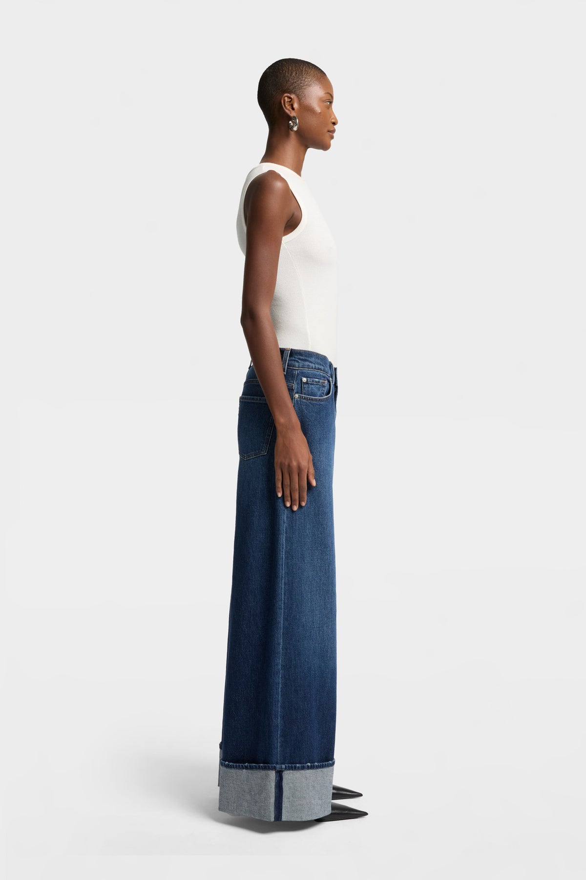 Jeans de Mujer Mankind Marie Cuffed Wide Leg | 7 for all mankind