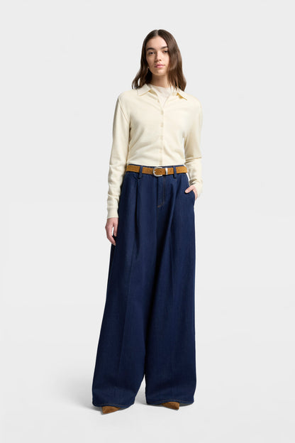 Jeans de Mujer Mankind Pleated Wide Leg Trouser | 7 for all mankind