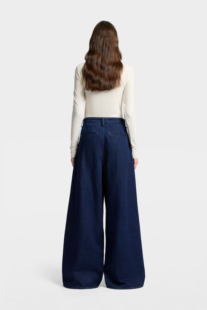 Jeans de Mujer Mankind Pleated Wide Leg Trouser | 7 for all mankind