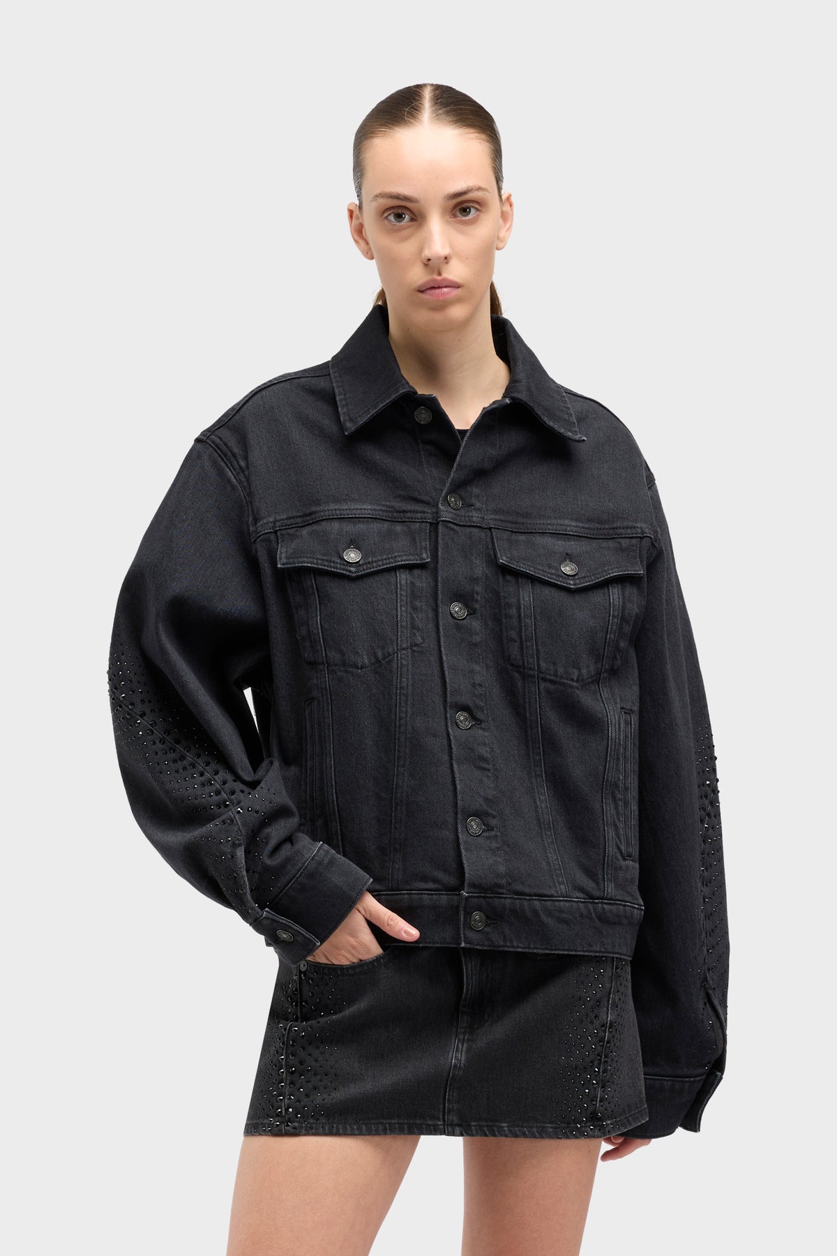 Chamarra Mujer Mankind Twisted Trucker Jacket | 7 for all mankind