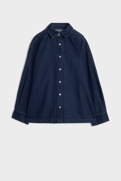 Camisa Mujer Mankind Pleated Overshirt | 7 for all mankind
