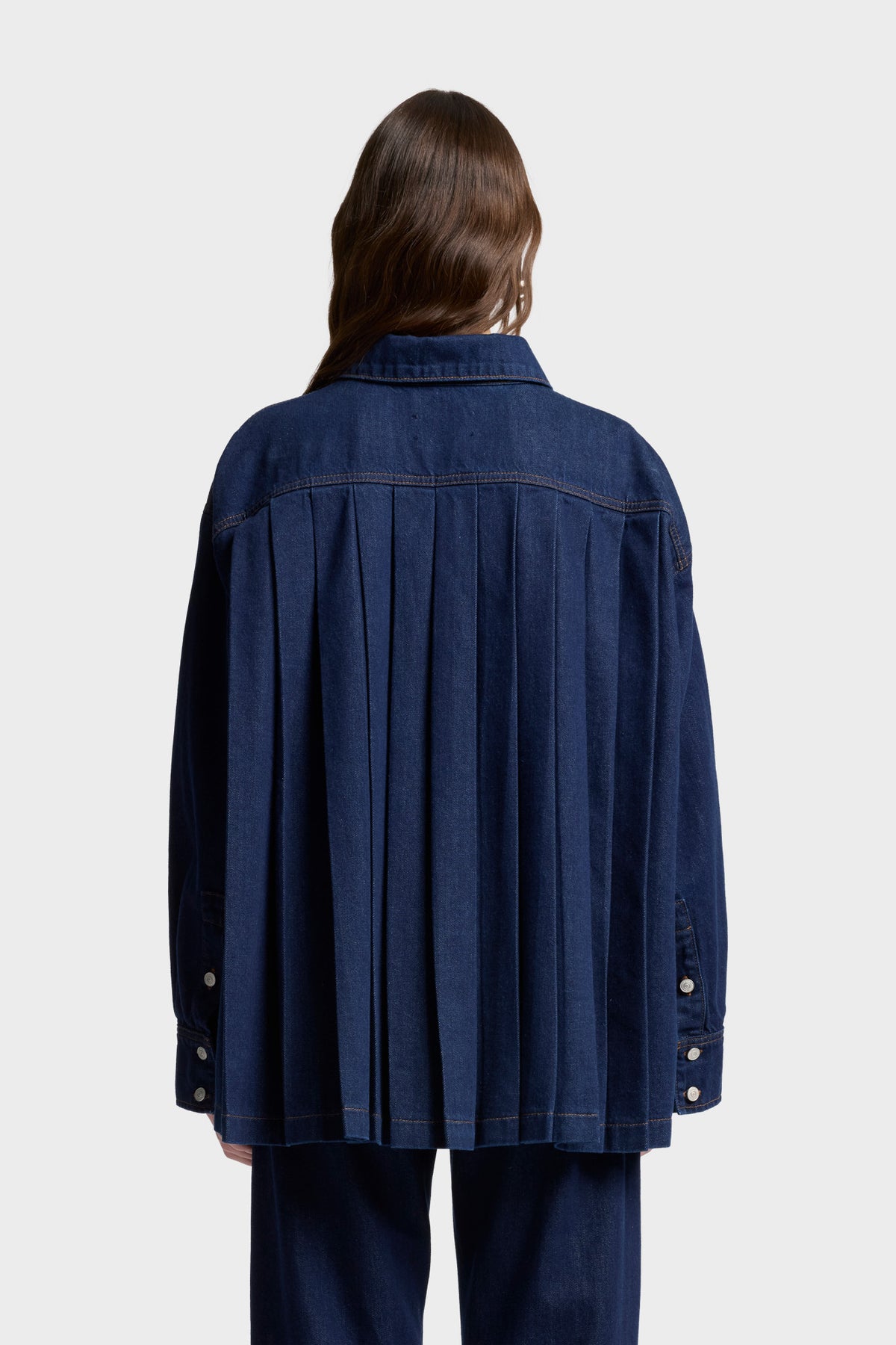Camisa Mujer Mankind Pleated Overshirt | 7 for all mankind