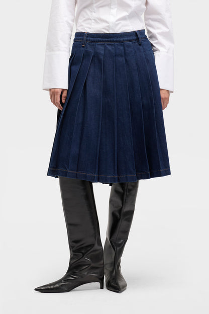Falda Mujer Mankind Pleated Midi Skirt | 7 for all mankind