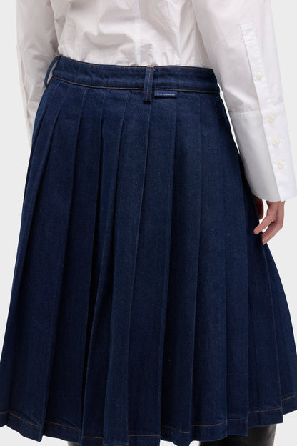 Falda Mujer Mankind Pleated Midi Skirt | 7 for all mankind