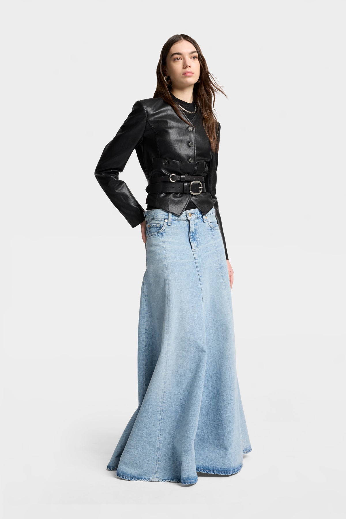 Falda Mujer Mankind Drama Skirt | 7 for all mankind